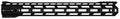 RISE RA-905-135-BLK     LGWT RAIL MLOK 13.5 BLK
