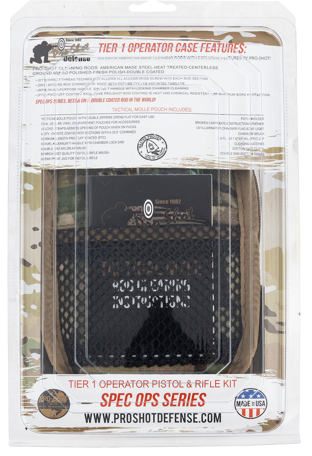PROSHOT MMULTI-CAM-5.56/9MM  TACT ROD KIT 556/9MM