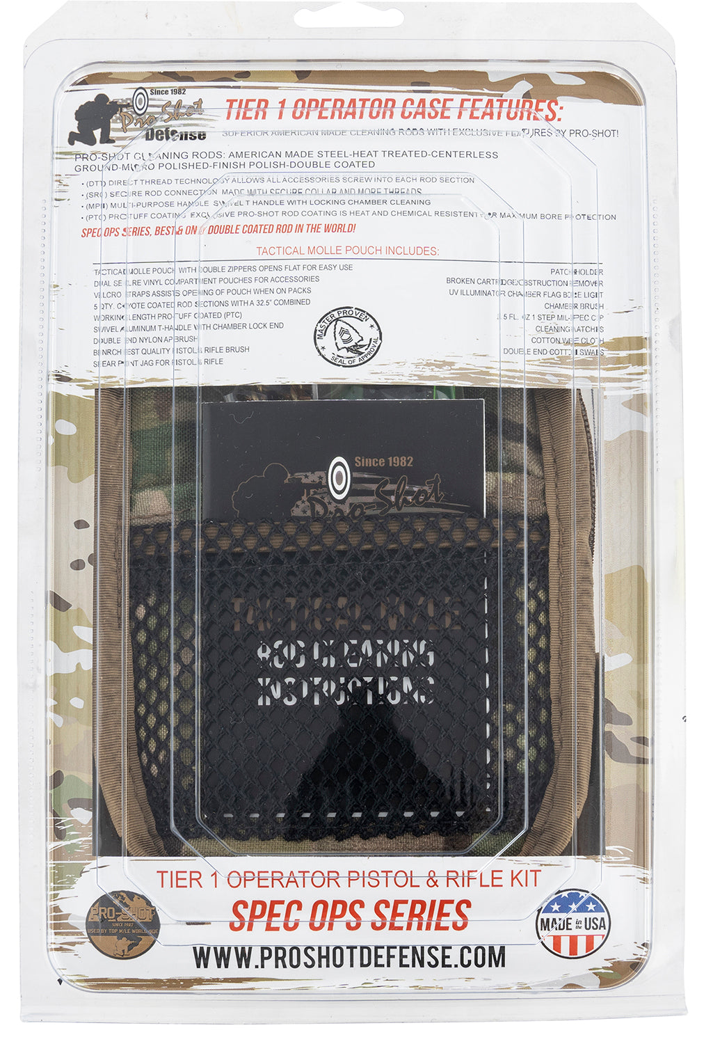PROSHOT MMULTI-CAM-5.56/9MM  TACT ROD KIT 556/9MM