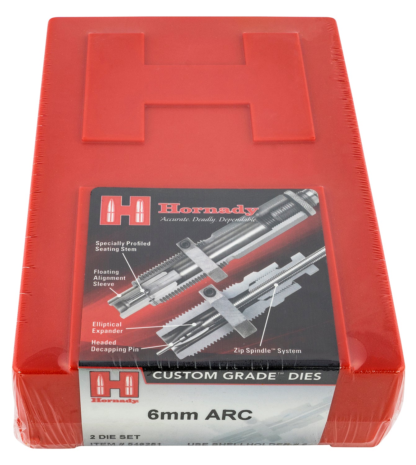 HORN 546251  SER3 2-DIE SET 6MM ARC