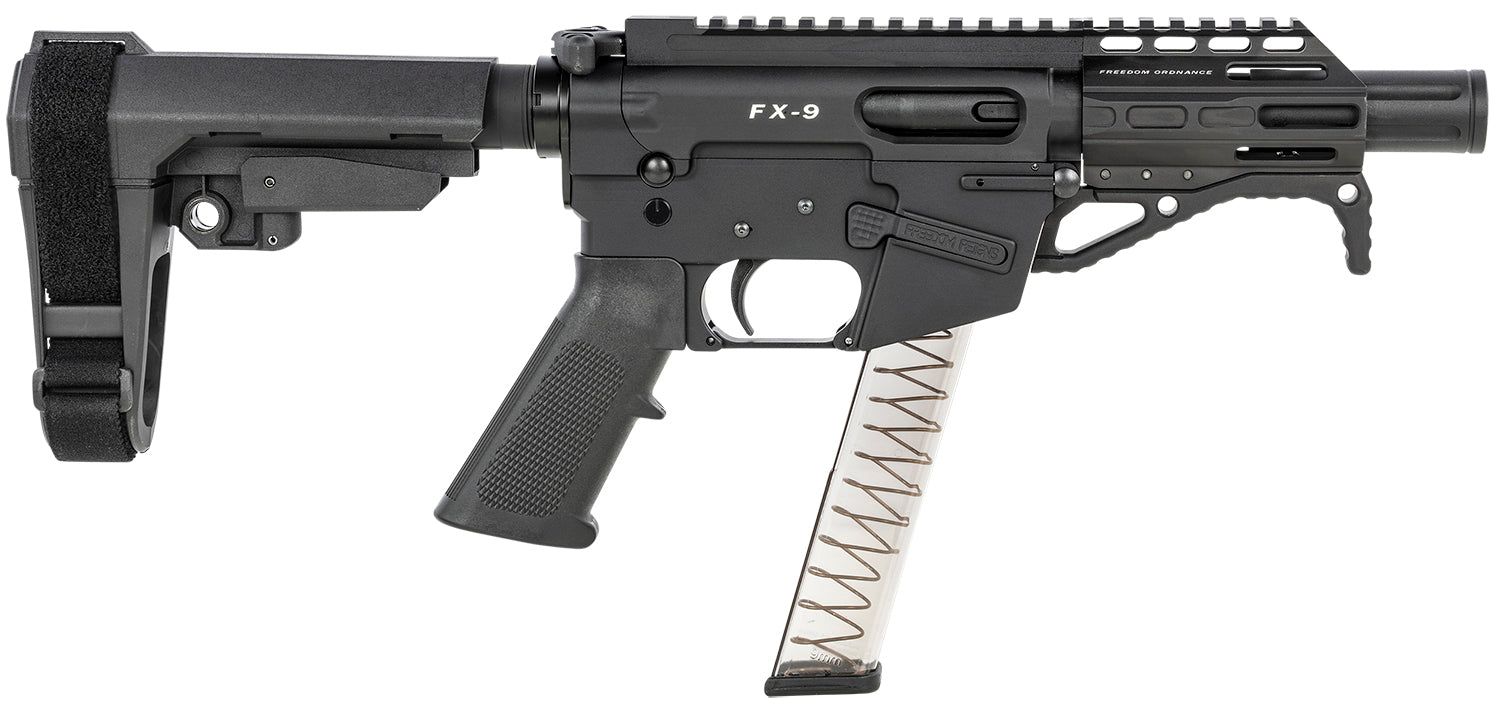 FREEDOM ORDNANCE FX9P4S       9MM 4" BRACE 31R