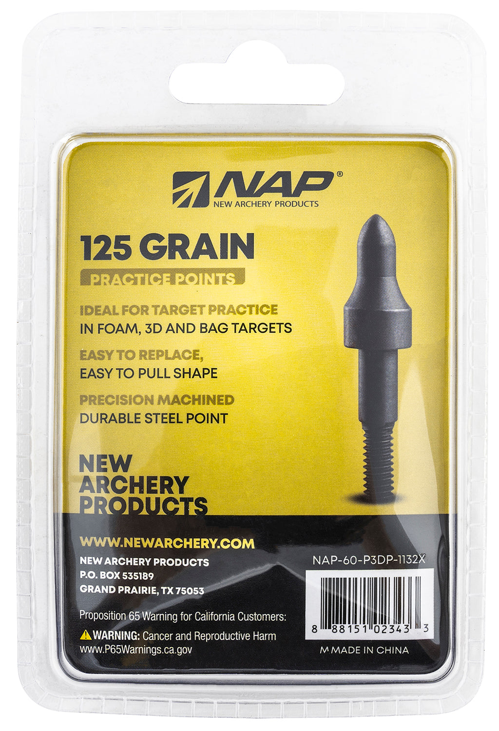 NAP NAP-60-P3DP-1132X   PRACTICE 3D PNT 11 32 125