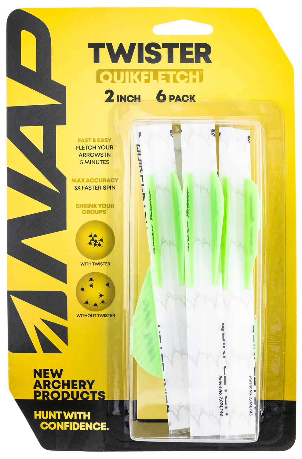 NAP NAP-60-638    QUIKFLETCH 2 TWISTER W G G  6 PK