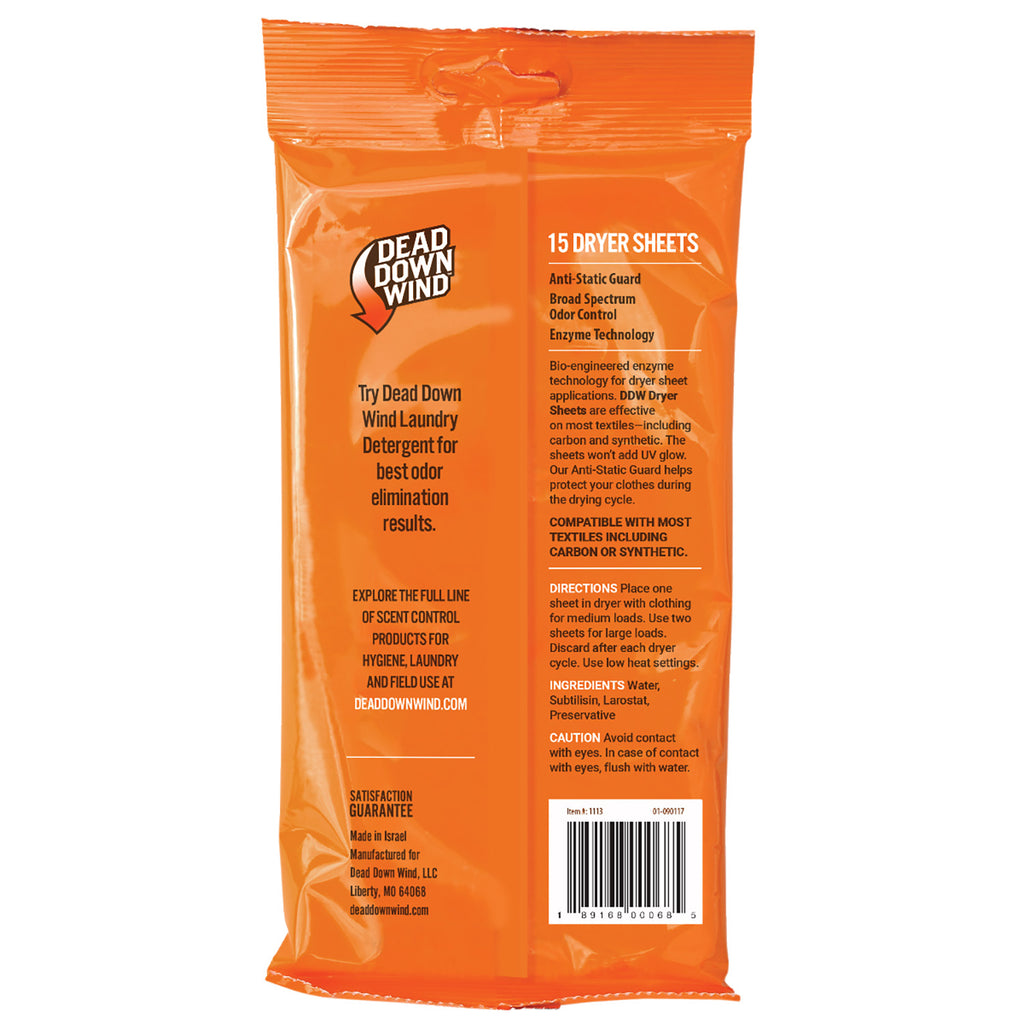 DDW 1113       DRYER SHEETS