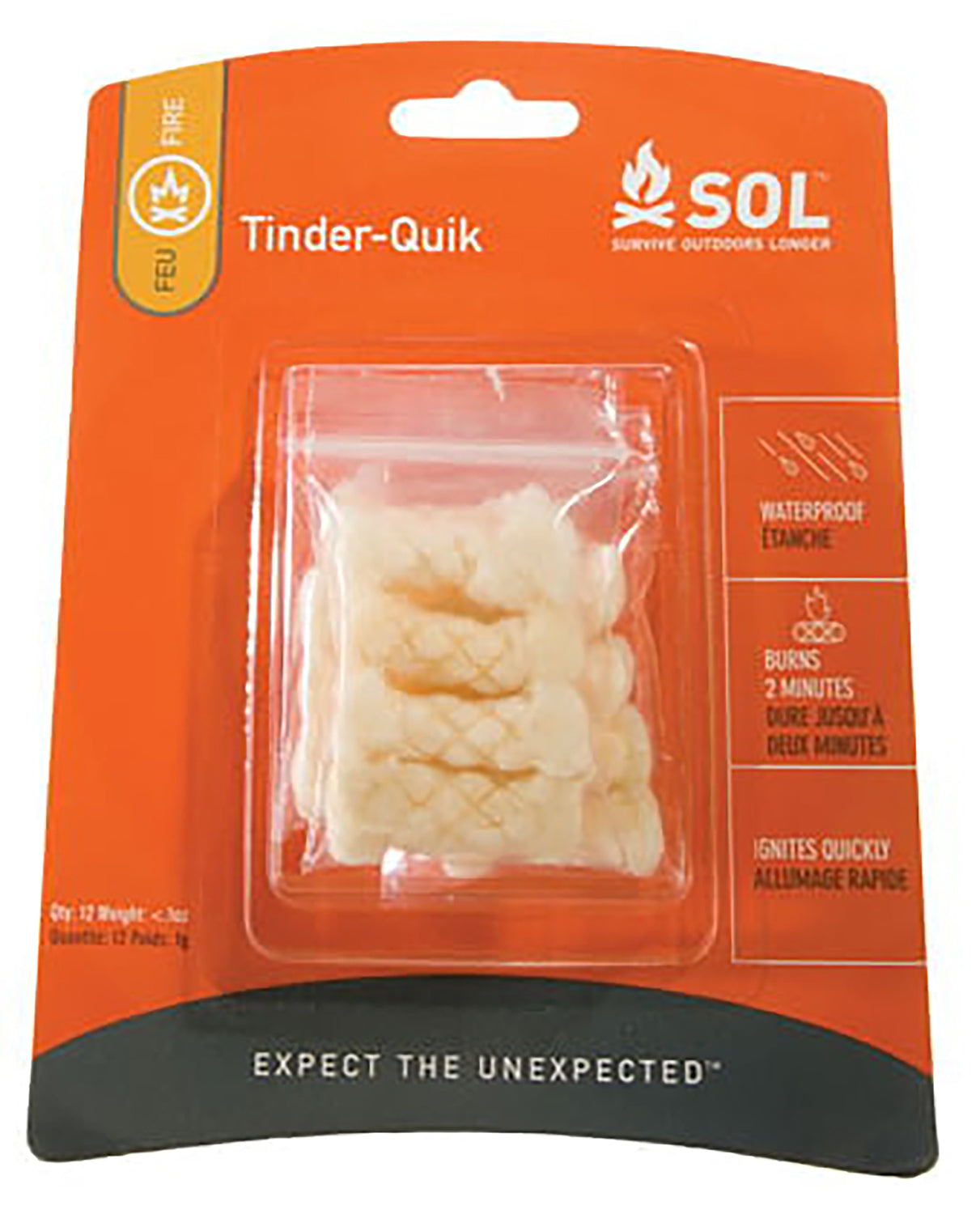 AMK 01400006 SOL TINDER QUIK FIRE STARTER 12PK