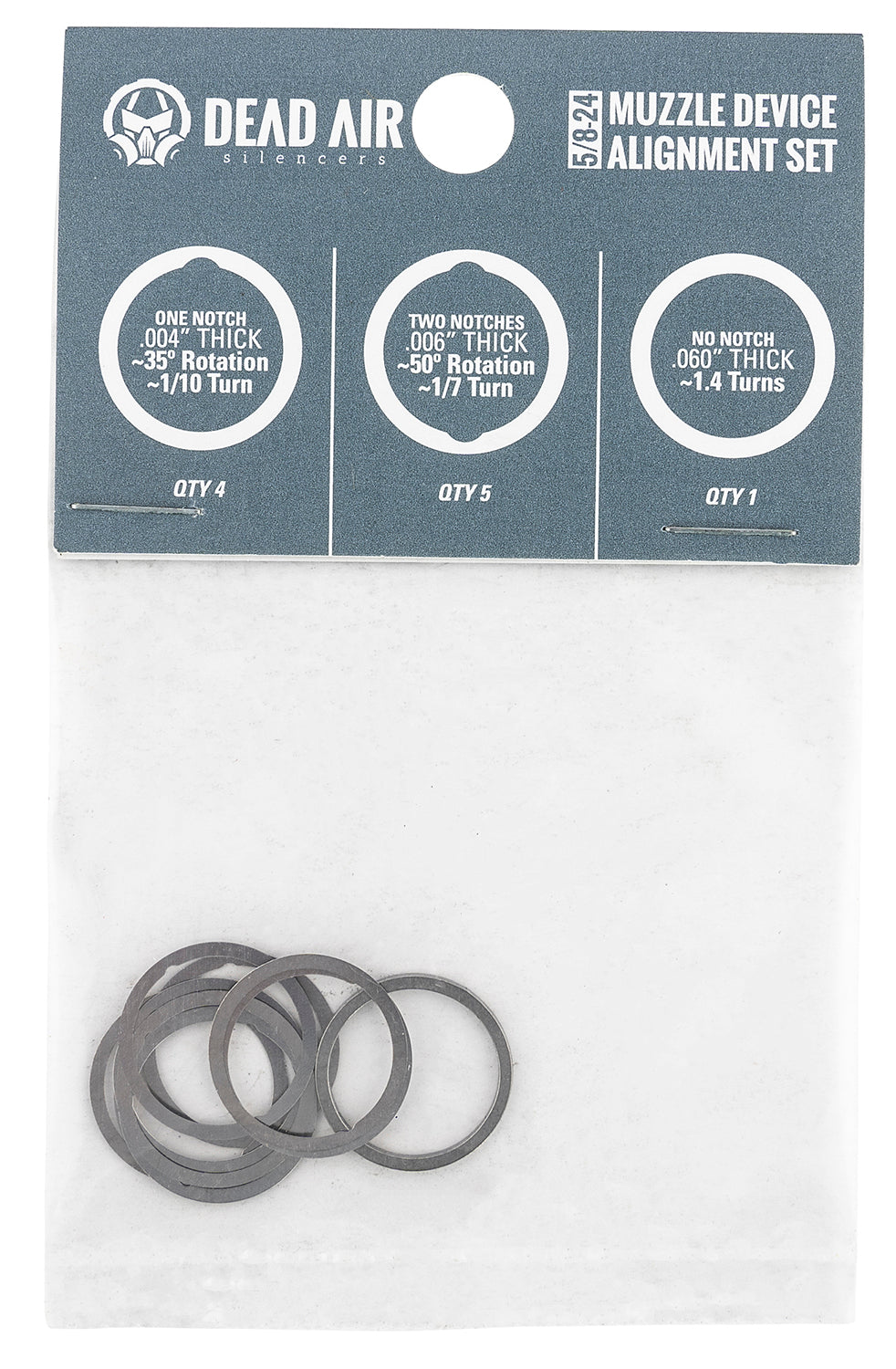 DEADAIR DA002 5/8-24 SHIM KIT