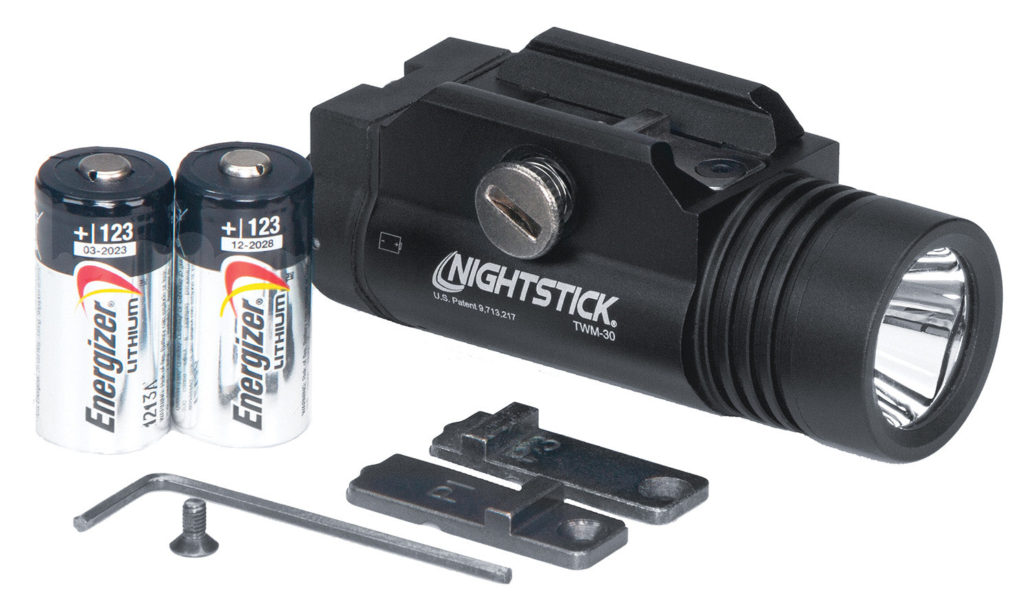 NSTICK TWM30        METAL LIGHT W/IND SWITCH BLK