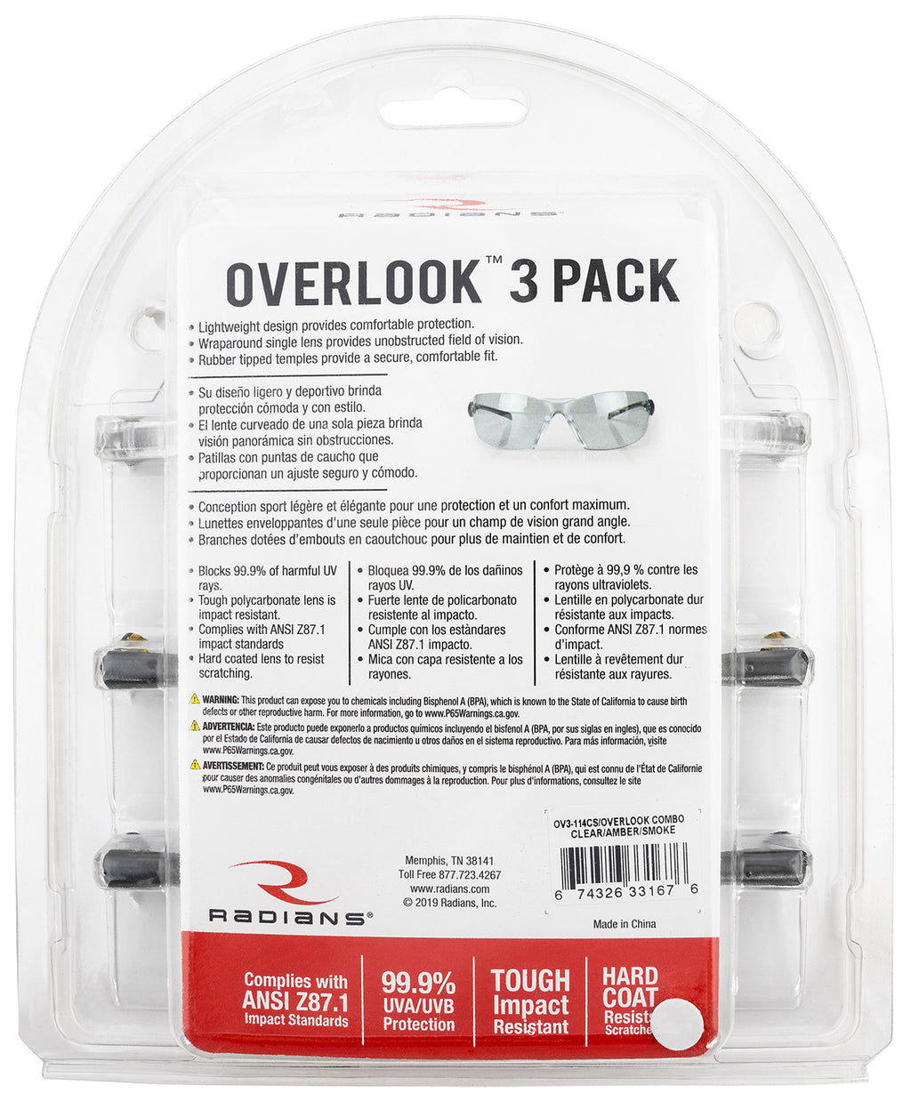 RAD OV3-114CS   RAD OVERLOOK 3 PACK