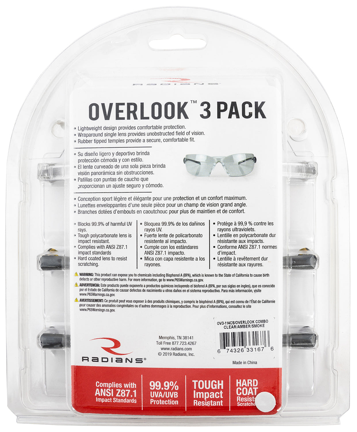 RAD OV3-114CS   RAD OVERLOOK 3 PACK
