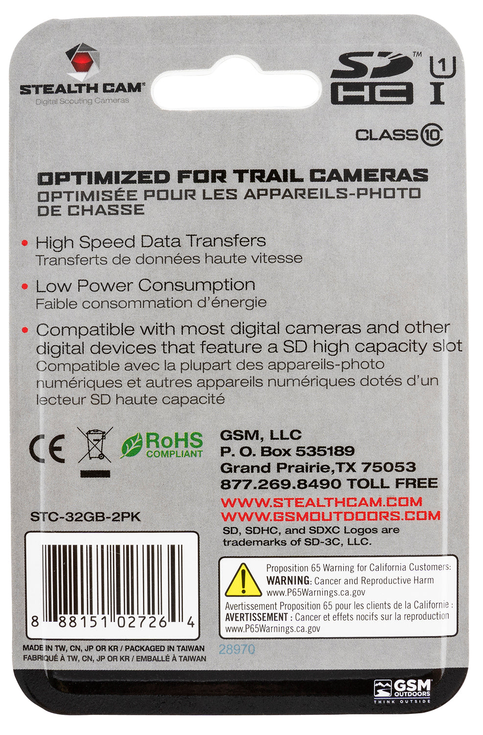 STEAL STC-32GB-2PK   32GB SD CARD  2PK