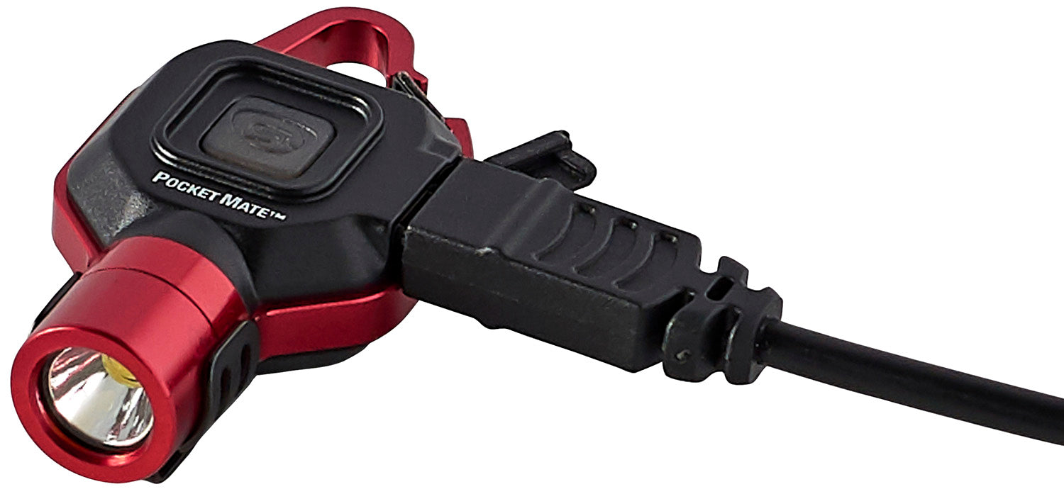 STL 73301  POCKET MATE LIGHT W/USB CHARGE     RED