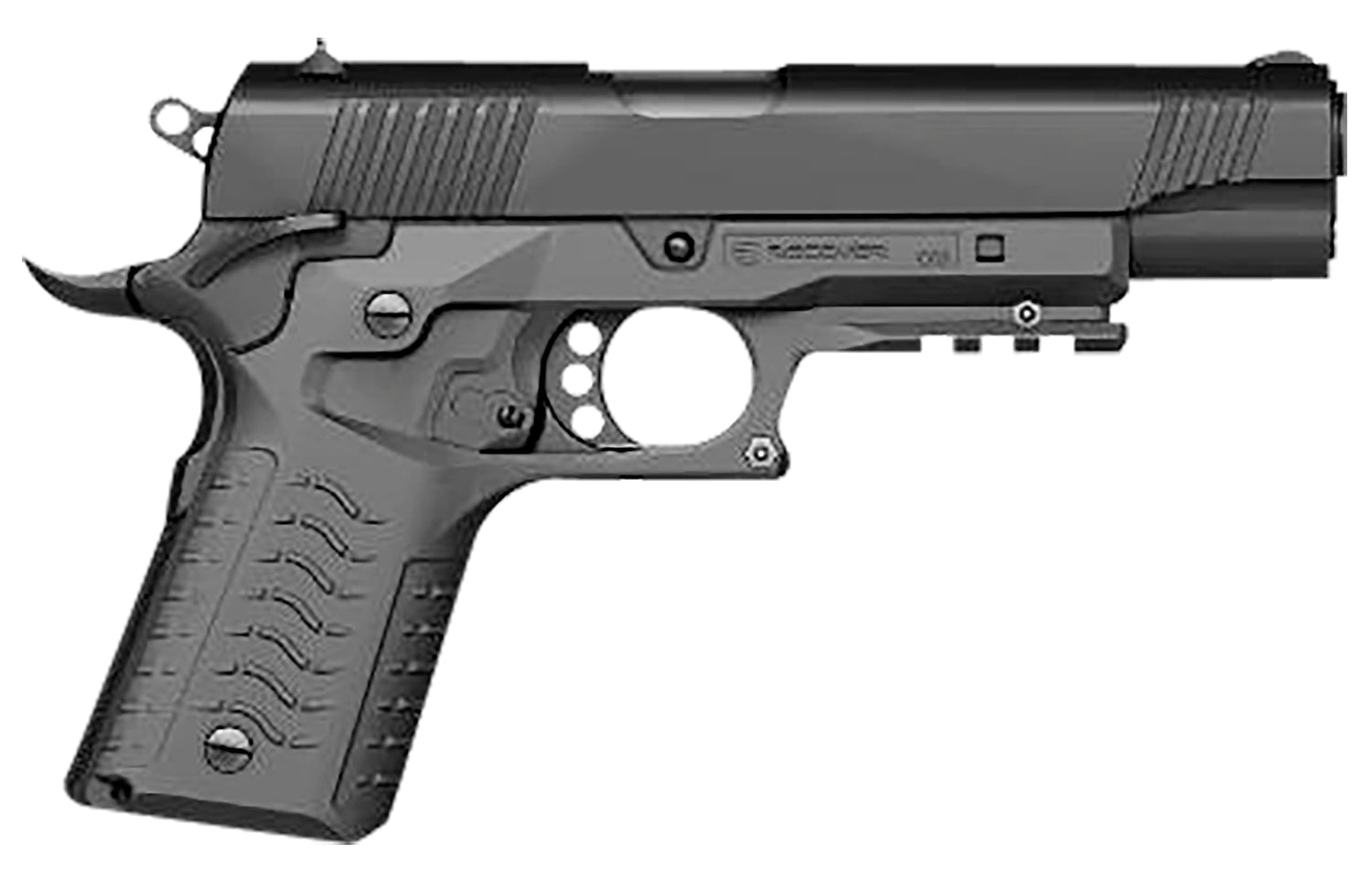 REC CC3H-04      1911 GRIP AND RAIL SYSTEM GREY