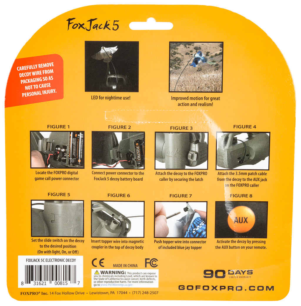 FOXPRO FOXJACK 5        PREDATOR DECOY