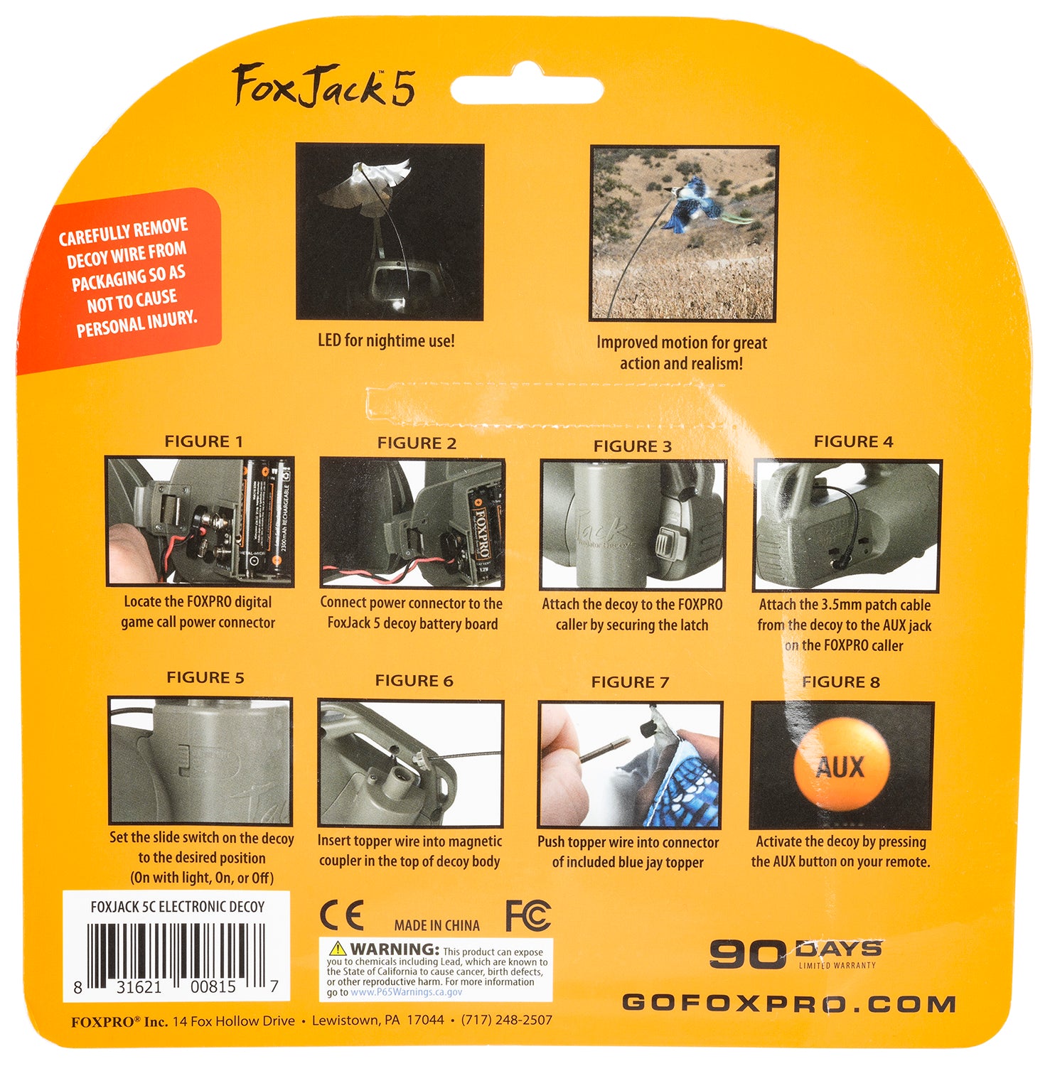 FOXPRO FOXJACK 5        PREDATOR DECOY