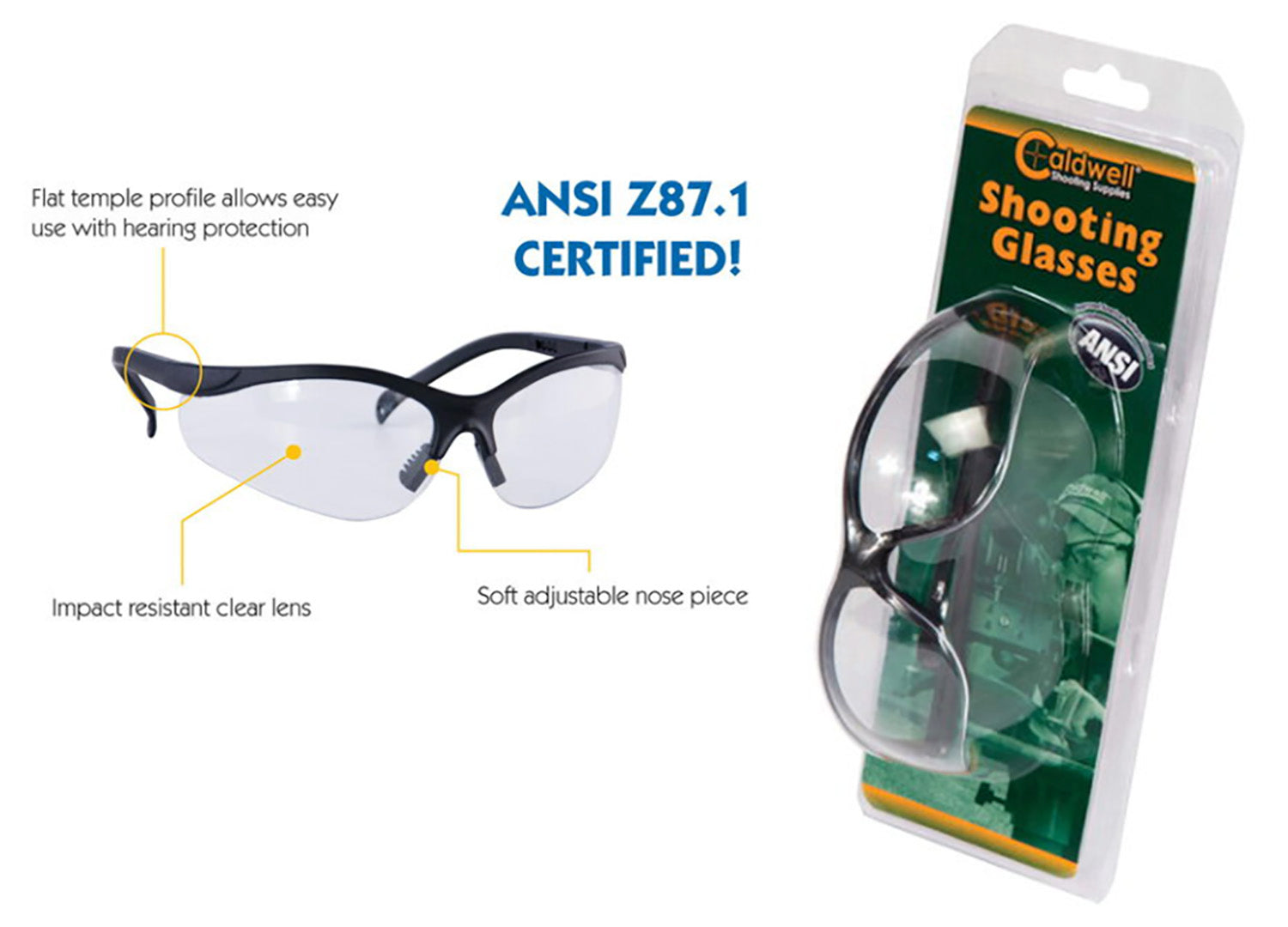 CALD 320040    SHOOTING GLASSES