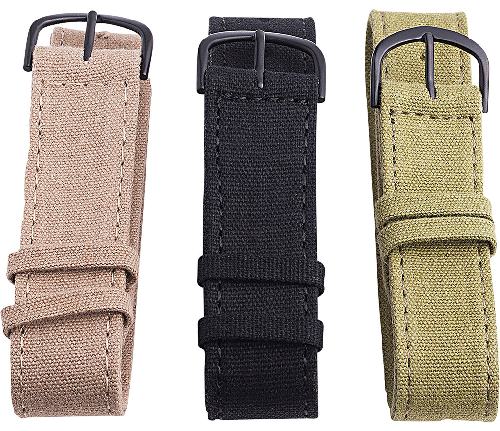 CAMP SWW-1464-BK  MILITARY WATCH 3-STRAPS BLK
