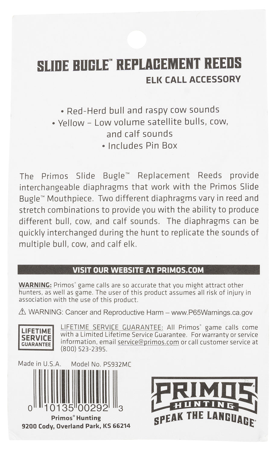 PRIM PS932MC  REPLACEMENT DIAPHRAGM BUGLE