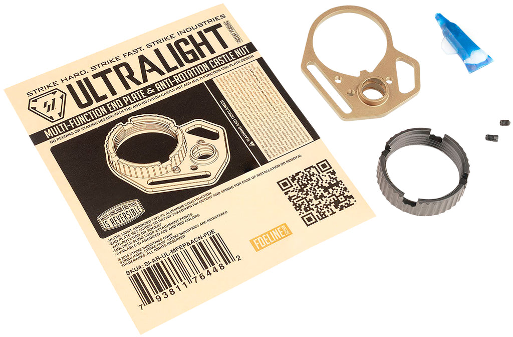 SI AR-UL-MFEP&amp;ACN-FDE  END PLATE &amp; ANTI-ROTATE NUT
