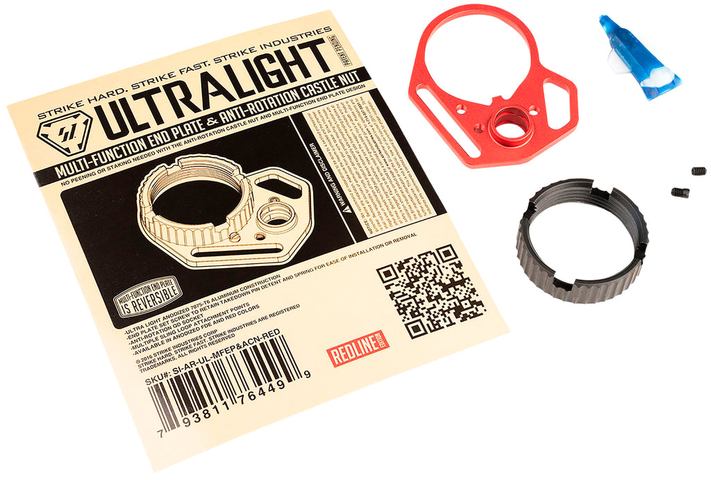 SI AR-UL-MFEP&amp;ACN-RED  END PLATE &amp; ANTI-ROTATE NUT