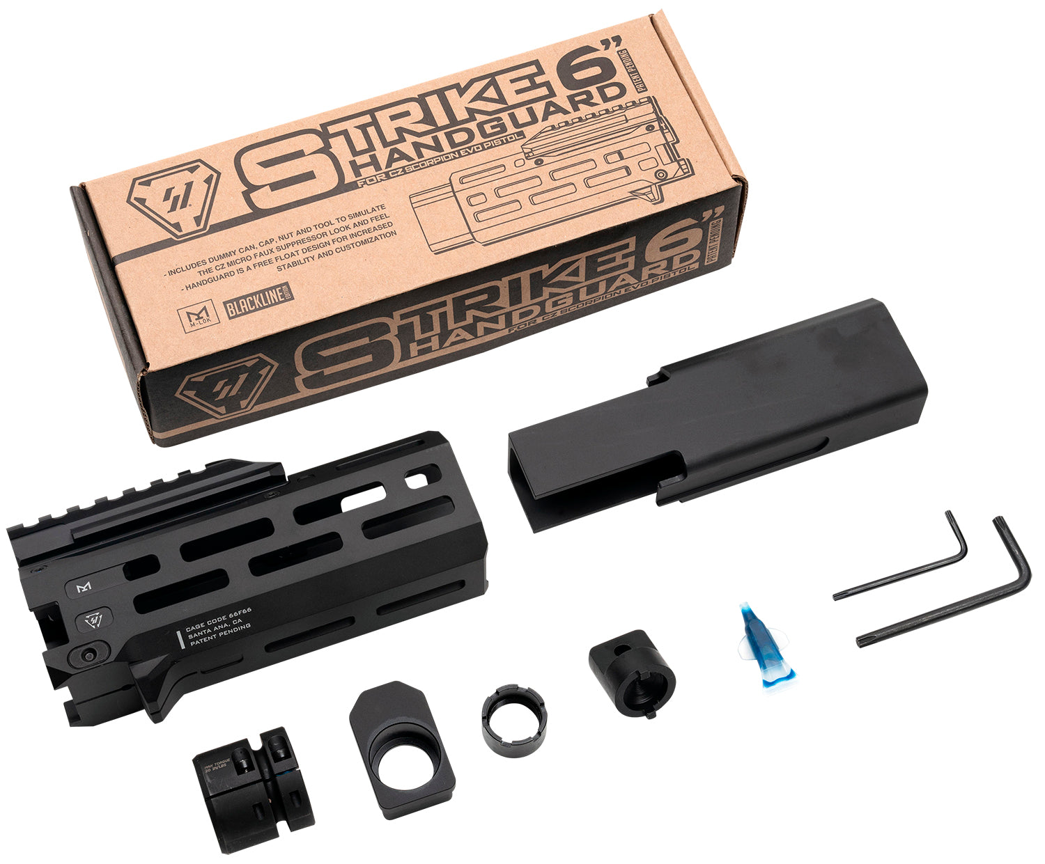 SI CEVO-HG-6-BK       EVO 6" HANDGUARD