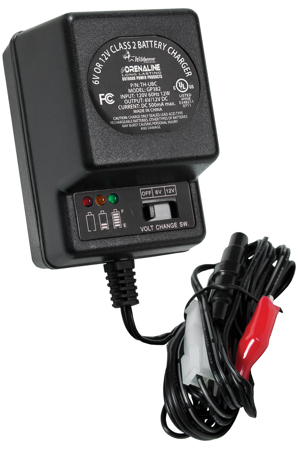 WGI WGIBC0005  6V/12V BATTERY CHARGER [TH-UBC]