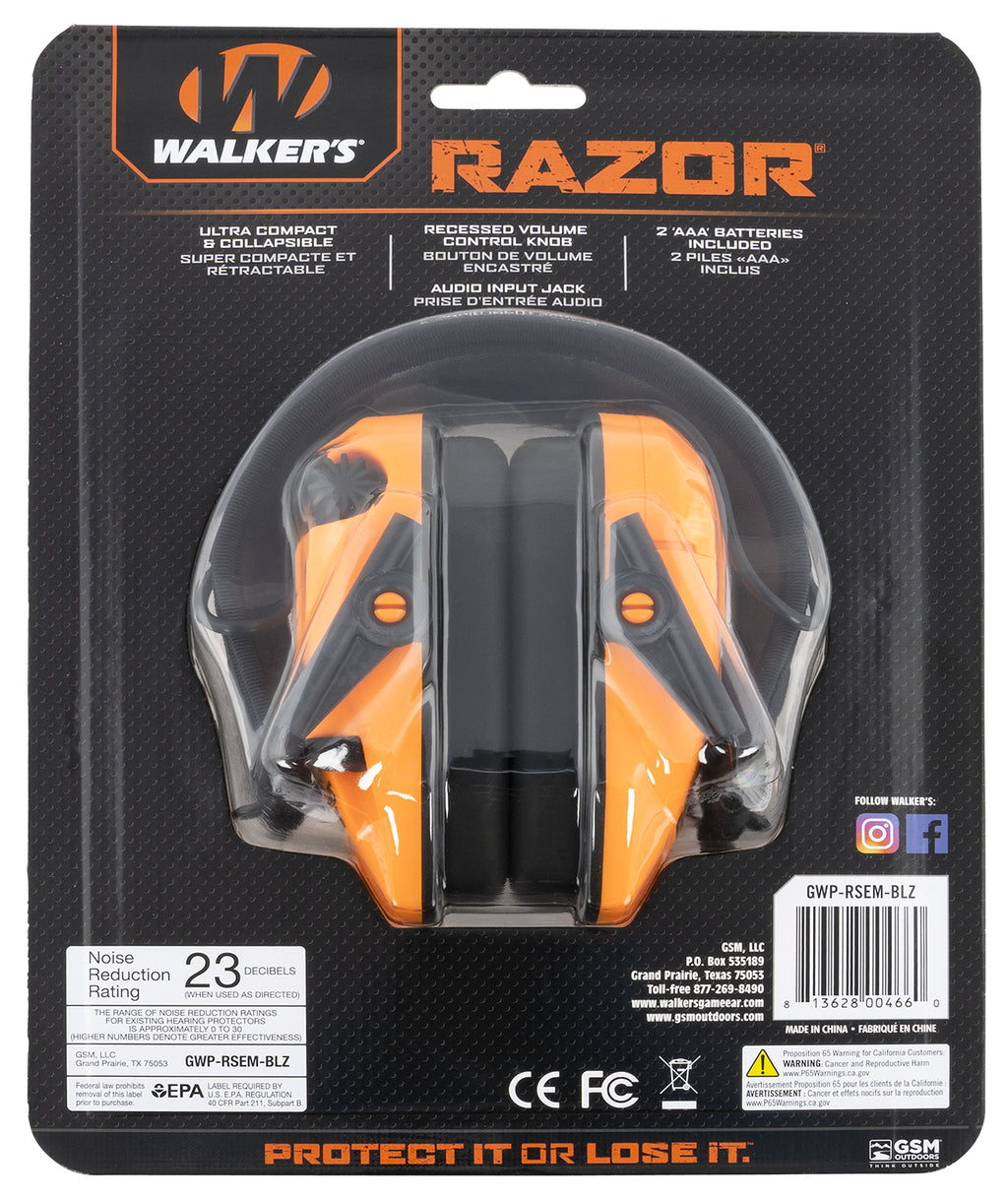WLKR GWP-RSEM-BLZ      RAZR SLIM ELC MUF BLAZE ORG