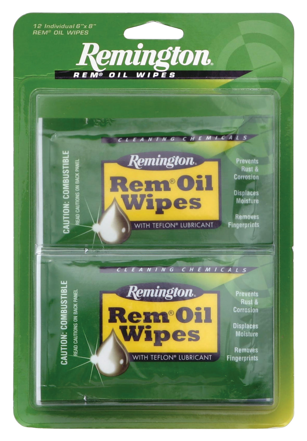 REM 18411 REM-OIL  WIPES 12CT