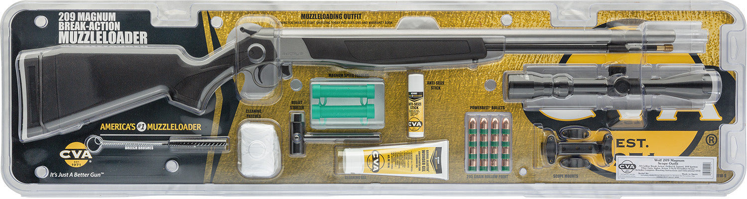 CVA PR2117SVPS WOLF V2 W/SCP     50  24   SS/BLK