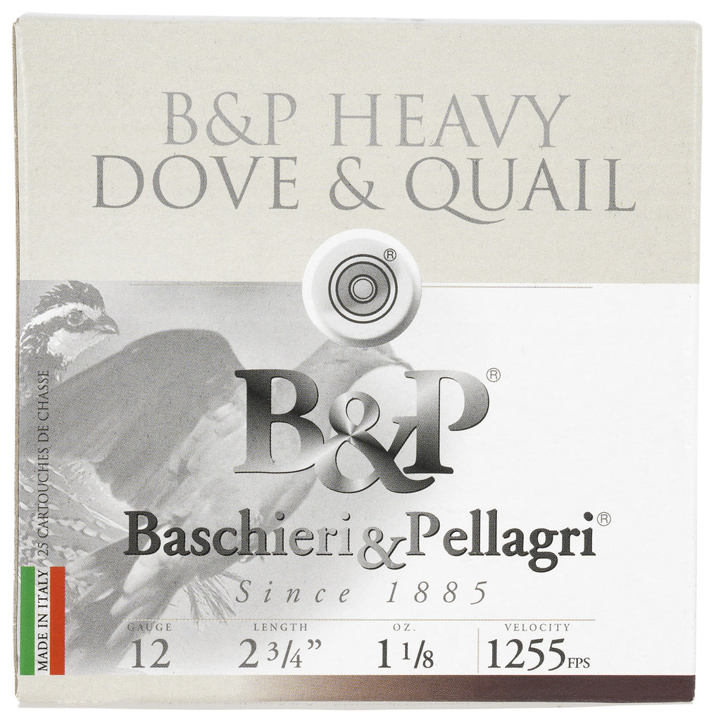 B&amp;P 12B18D75  DOVE&amp;QUAIL 12 2-3/4"1-1/8 7.5 25/10