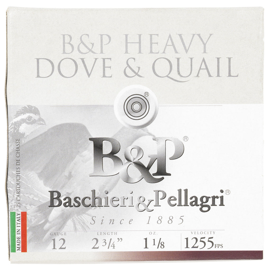 B&amp;P 12B18D8   DOVE&amp;QUAIL 12 2-3/4" 1-1/8   8 25/10