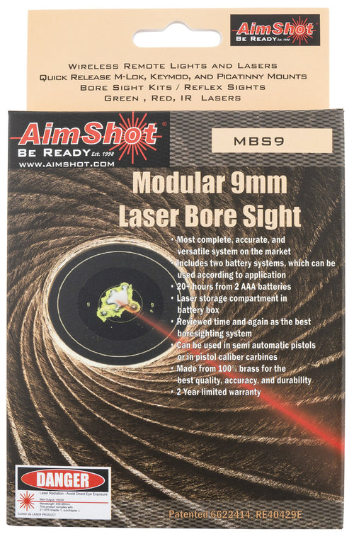 AIMS MBS9          MODULAR BORE SIGHT 9MM