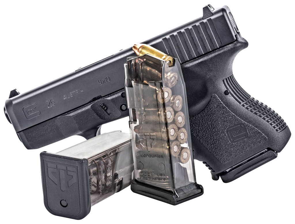 ETS SMK-GLK-26     GLOCK 26   10RD 9MM MAG  SMOKE