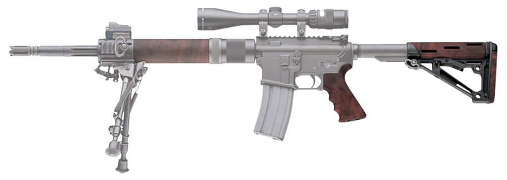HOG 15456   AR15 KIT GRIP/STOCK RED LAVA