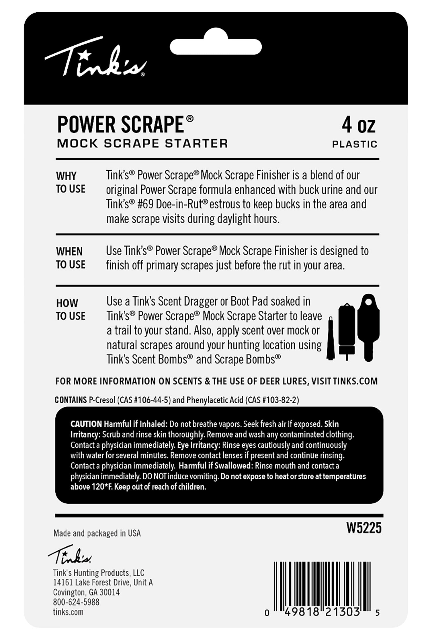 TINKS W5225    POWER SCRAPE FINISHER