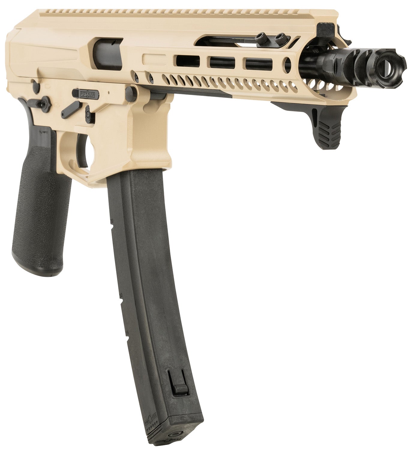 POF 01926 PHOENIX       9MM PSTL 8IN MLOK Q/QD FDE