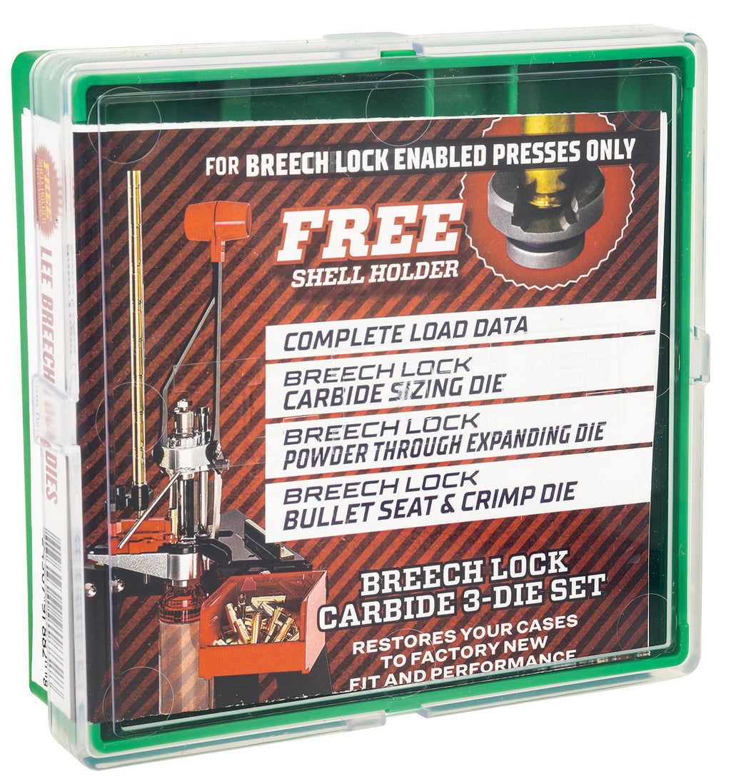 LEE 91882 BL BUSHING 3 DIE SET 9MM LUGER CARBIDE