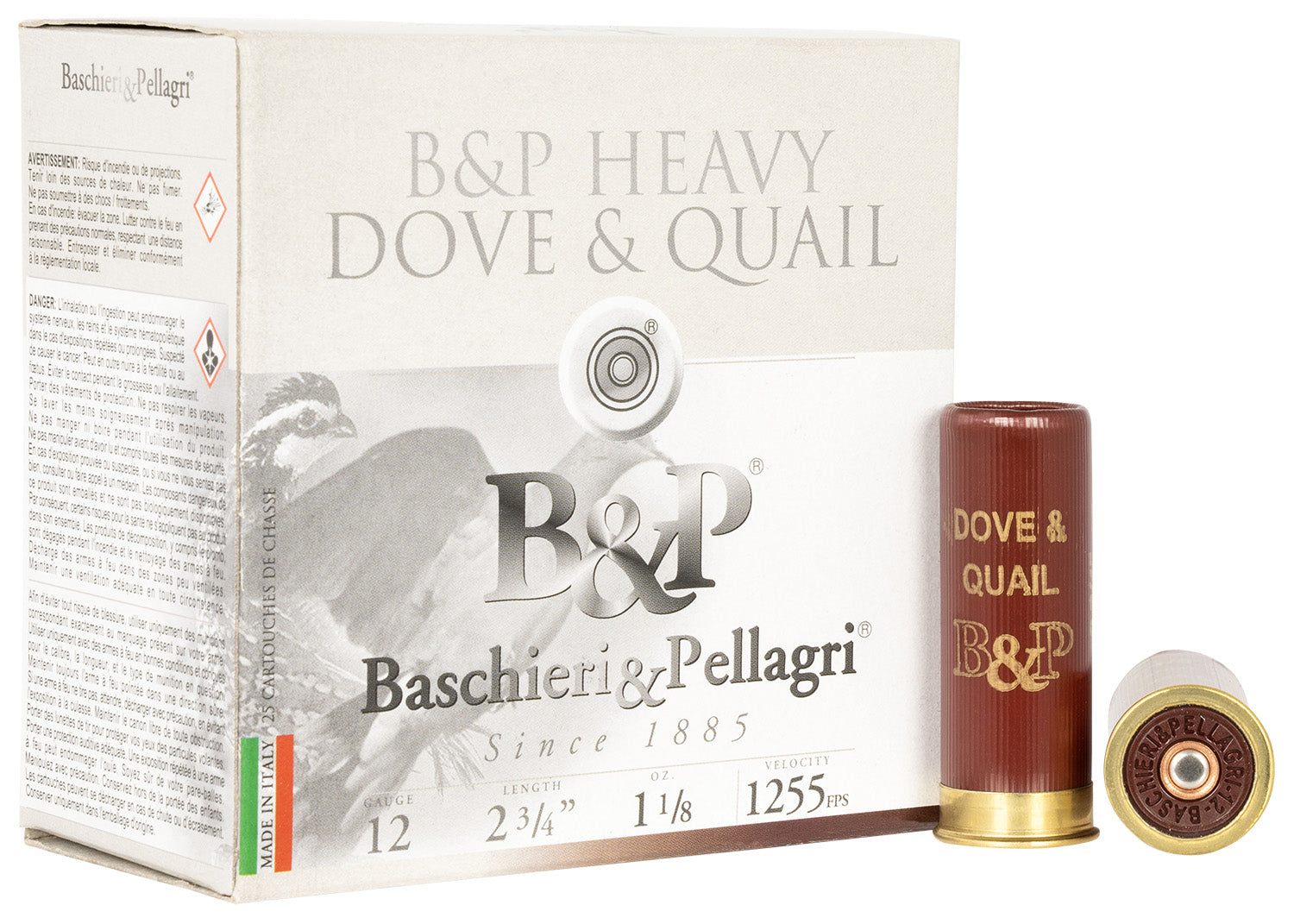 B&amp;P 12B18D6   DOVE&amp;QUAIL 12 2-3/4"1-1/8  6   25/10
