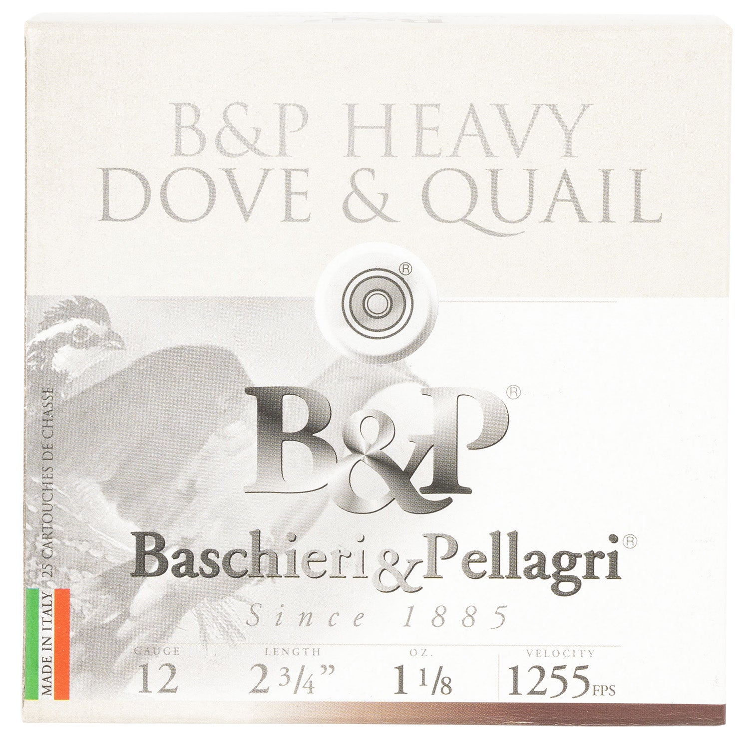 B&amp;P 12B18D6   DOVE&amp;QUAIL 12 2-3/4"1-1/8  6   25/10