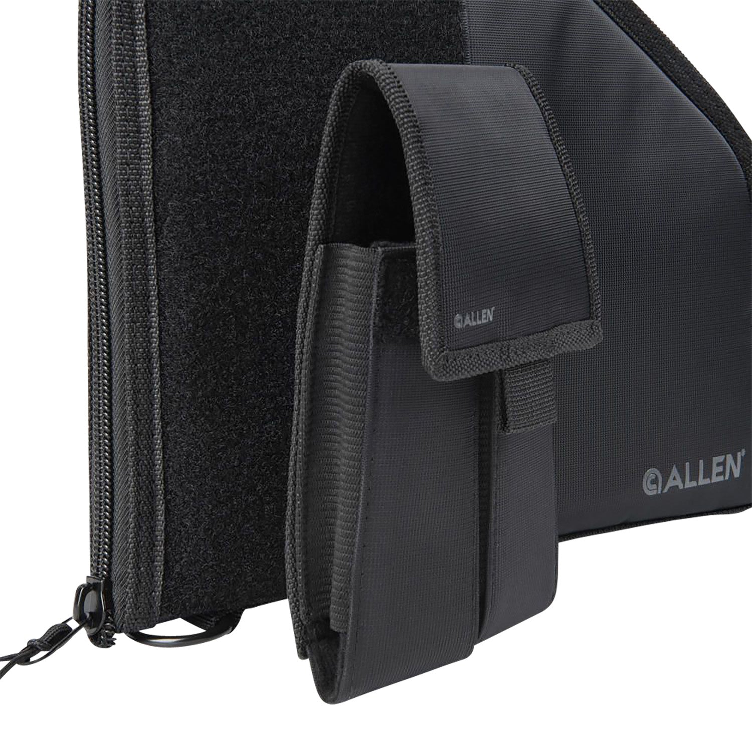 ALLEN 78-9    PSTL CASE W/MAG POUCH FULLSIZE BLK
