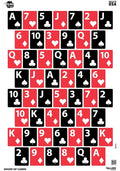 ALLEN 15642  EZ AIM TRGT 12X18 GET THE GAME ON 8PK