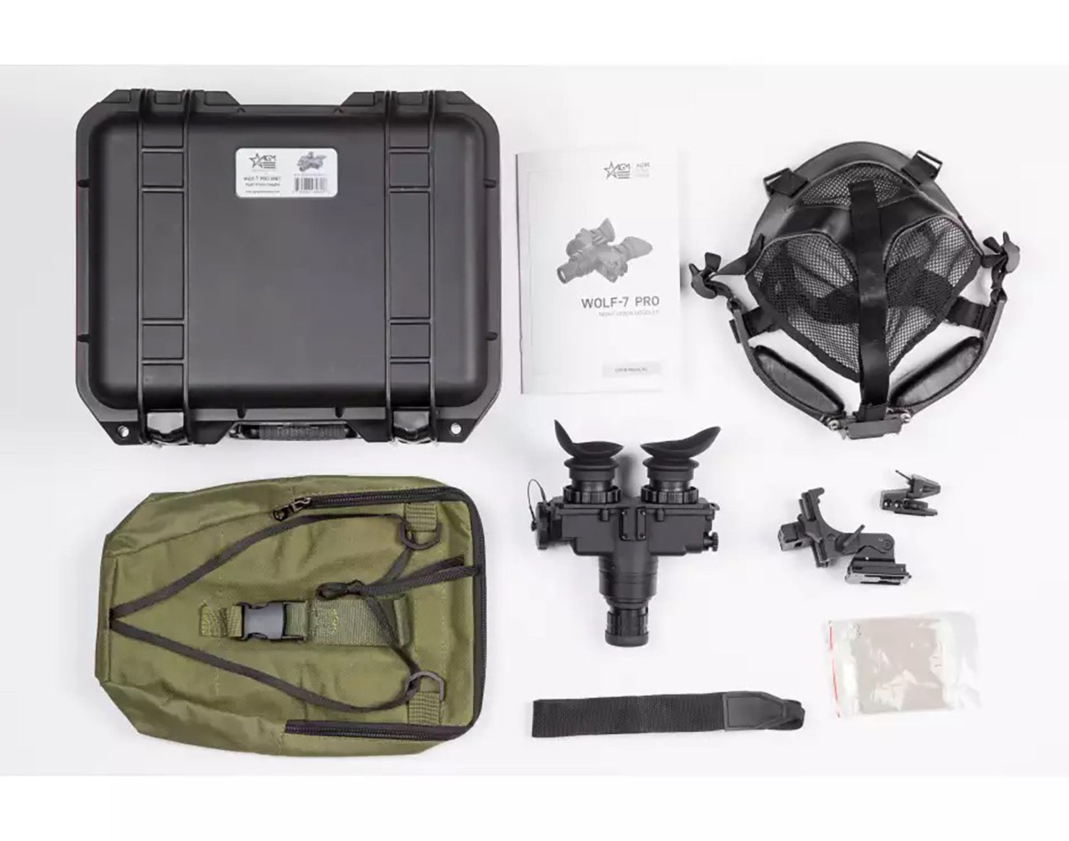 AGM 12W7P122153211  WOLF7 PRO NL1 NV GOGGLE G2 P43