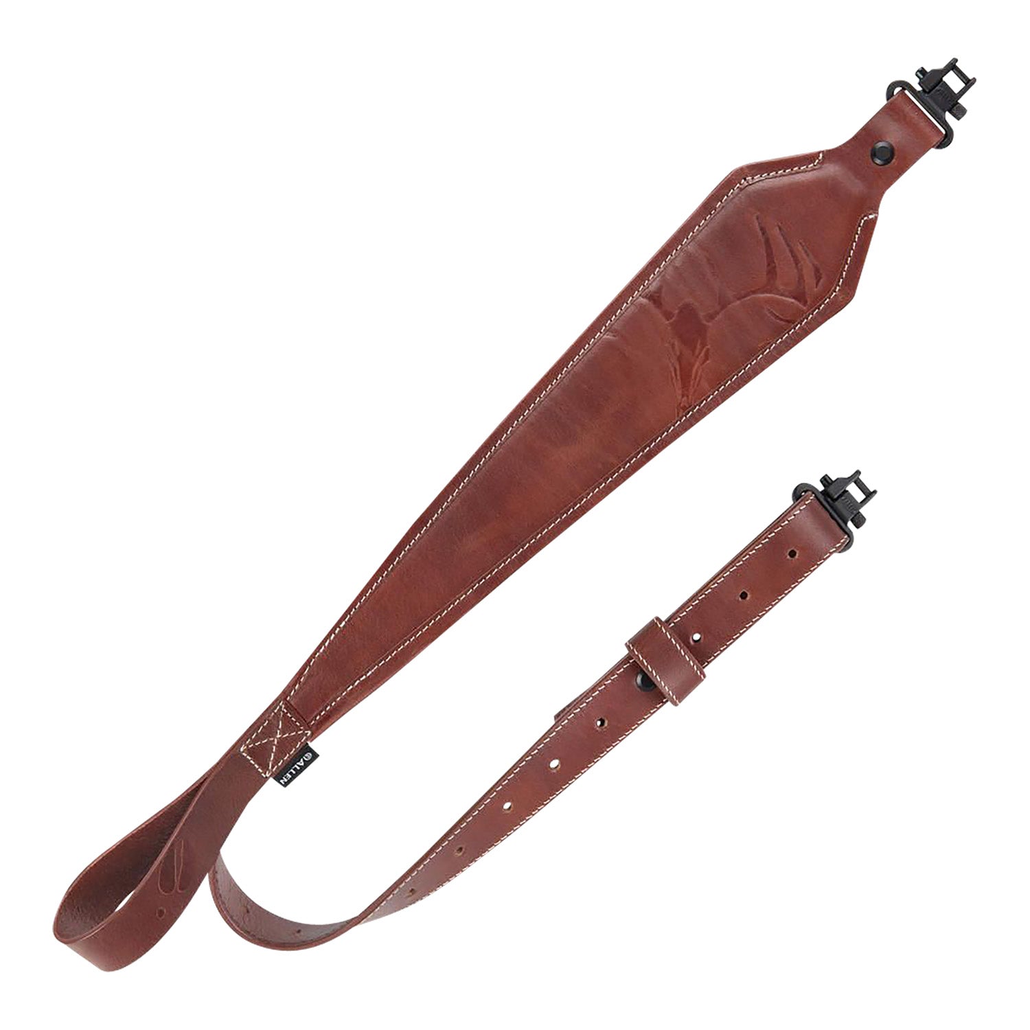 ALLEN 8510   LEATHER SLING DEER DEBOSS  BROWN