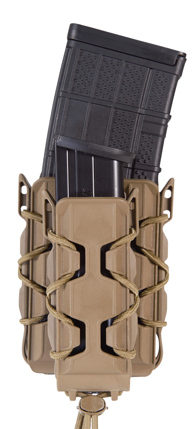 HSGI 16DD01CB POLY DOUBLE DECKER TACO V2  COY BRN
