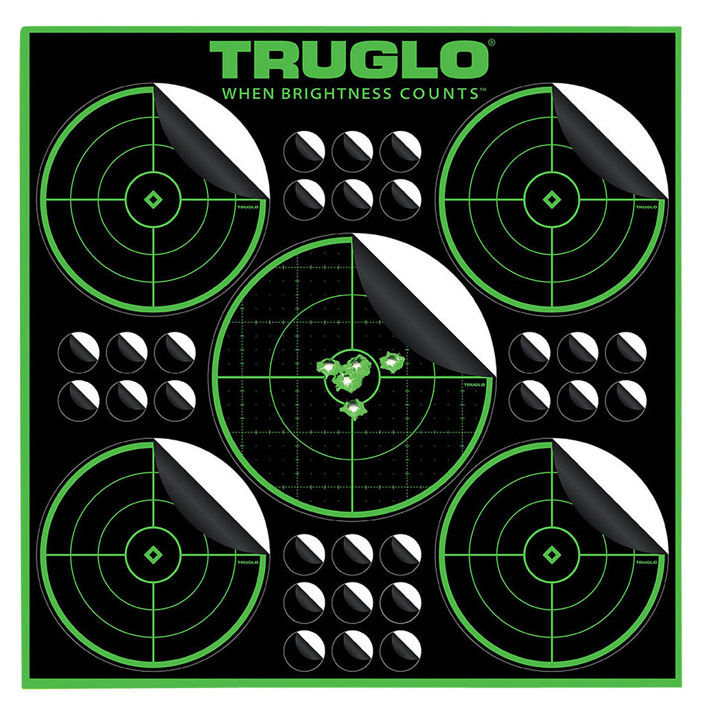 TRU TG-TG11A25    TARGET 5-BULLSEYE 12X12 25PK