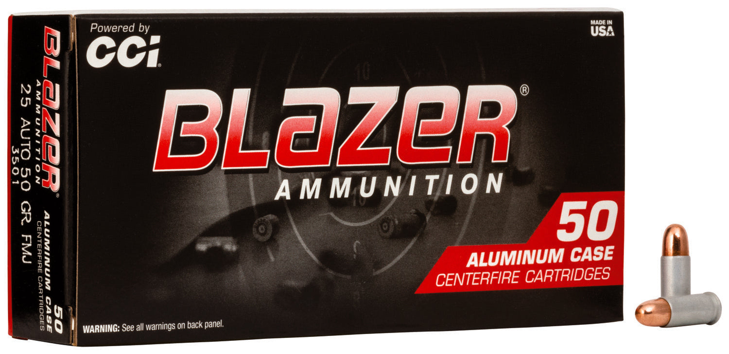 CCI 3501    BLAZER S 25ACP     50 TMJ        50/20
