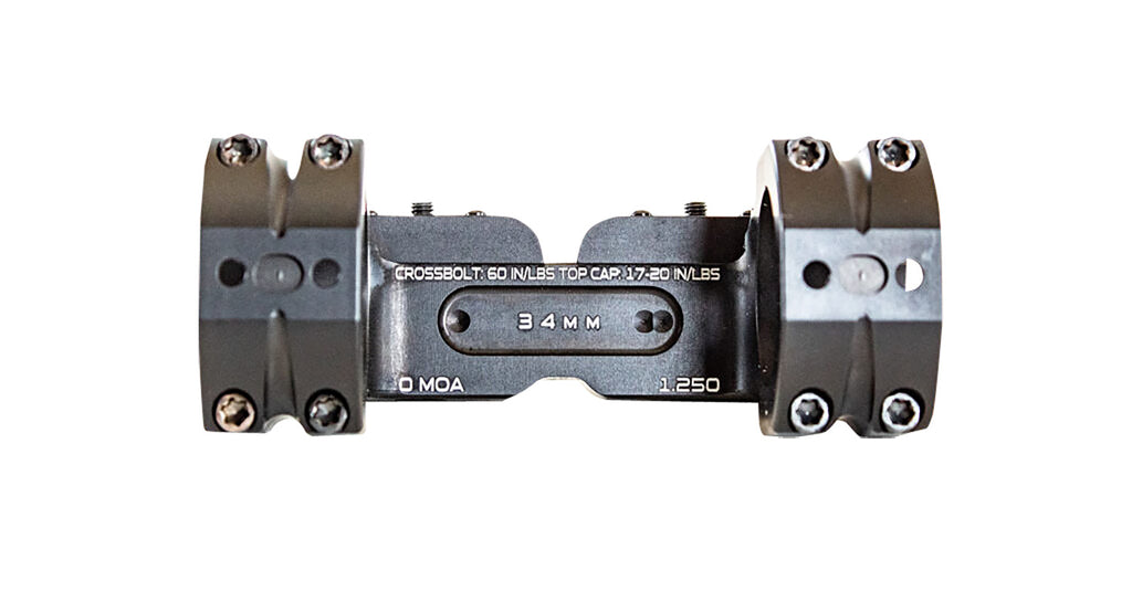 MPA BAMOUNT-30-1125    1-PC MNT W/30MM 1.125 0 MOA