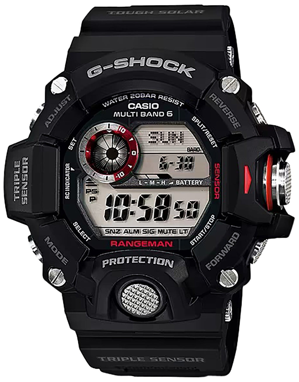 GSHOCK GW94001     TACTICAL RANGEMAN SOLAR    BLK