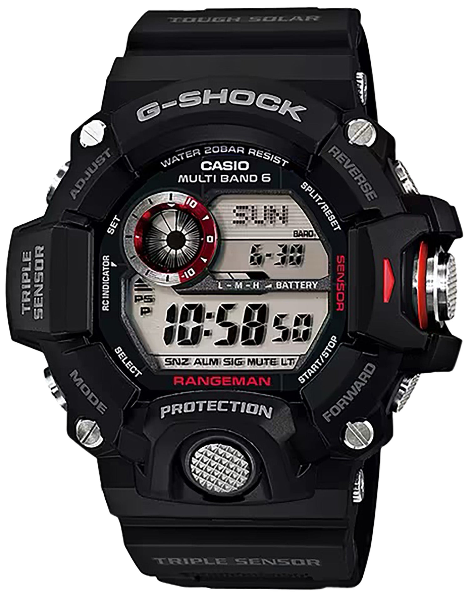 GSHOCK GW94001     TACTICAL RANGEMAN SOLAR    BLK