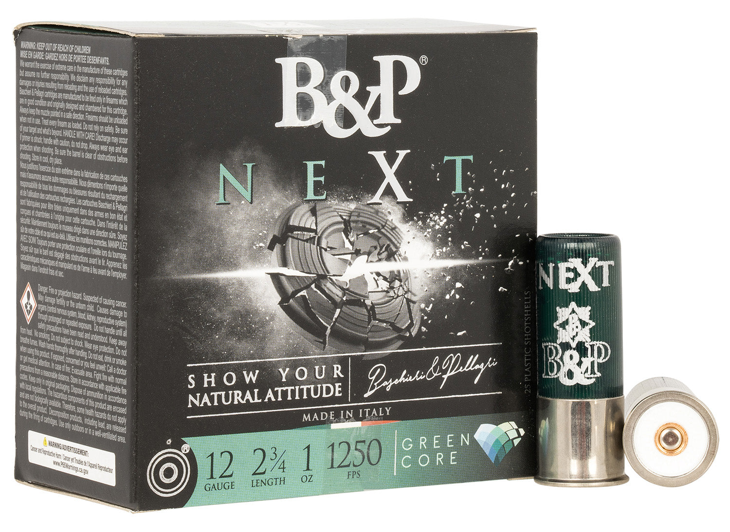 B&amp;P 12B1NX75 NEXT GRN C 12 2-3/4" 1-OZ 7.5   25/10