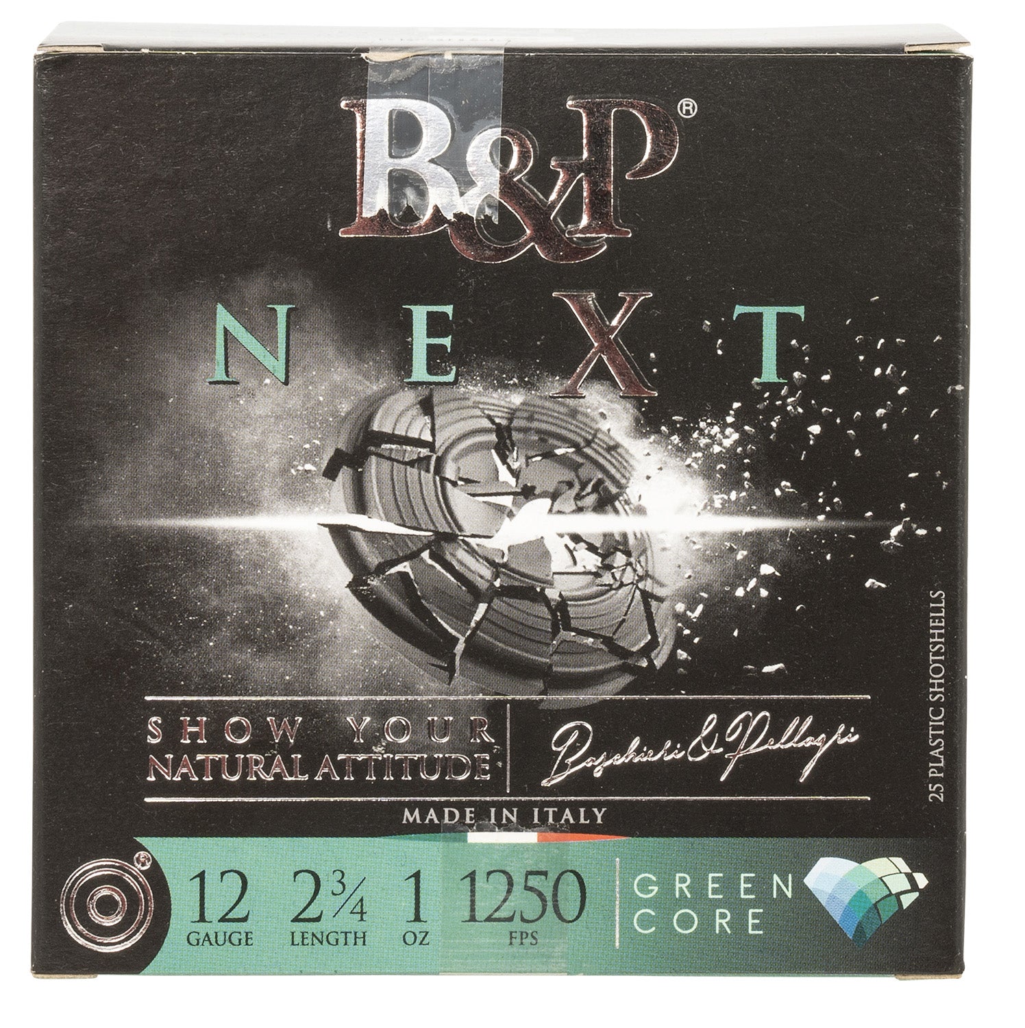 B&amp;P 12B1NX8 NEXT GRN C 12 2-3/4" 1-OZ 8  1OZ 25/10